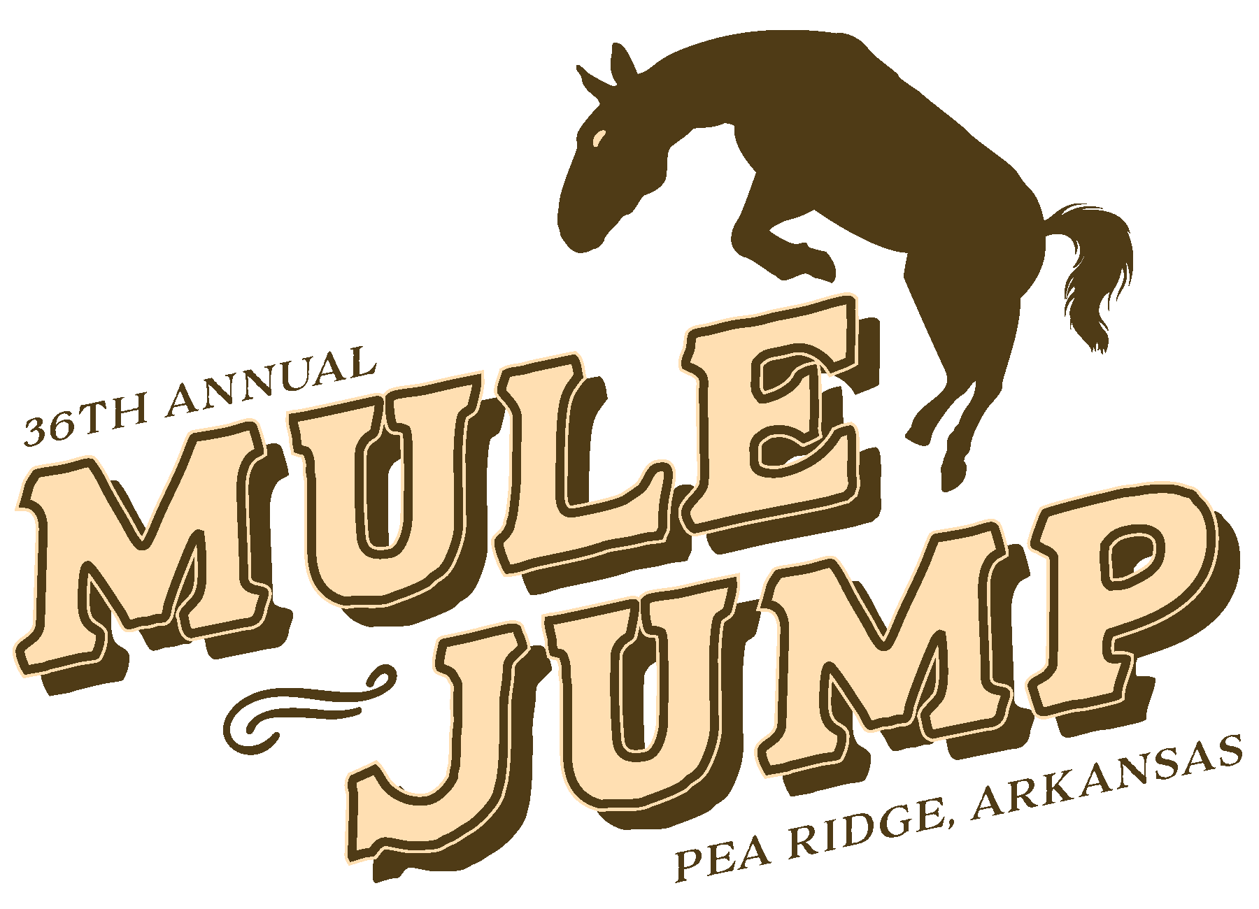 Pea Ridge Mule Jump 2025 Logo